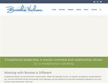 Tablet Screenshot of brookevuckovic.com